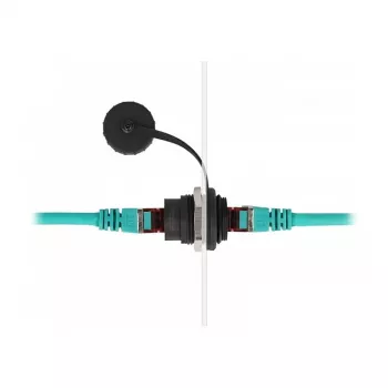 DeLOCK RJ45 Cat.6A tīkla kabelis 1m, melns