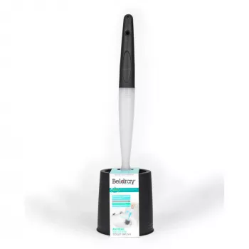 Tualetes birste Beldray LA033996UFFEU7 Antibac Grey, antibakteriāla tualetes tīrīšanas birste