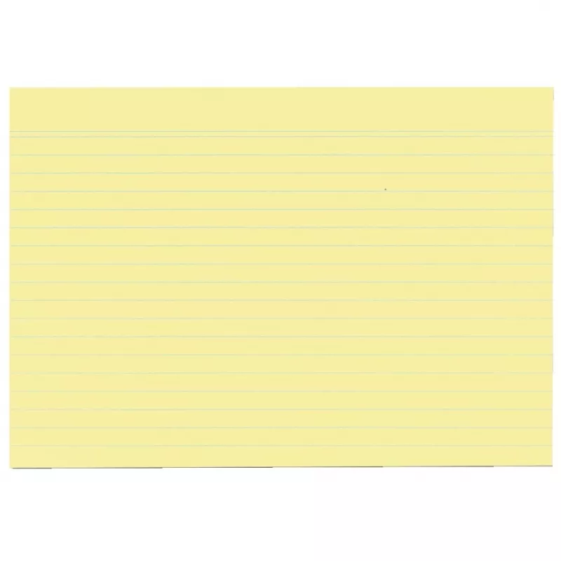 Indekskarte Herlitz 1150515 Dzeltena 1 gab.