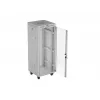 LANBERG 19 collu 32U stāvošais skapis 600×600 mm pelēks ar perforētām durvīm un LCD (plakanā iepakojumā)