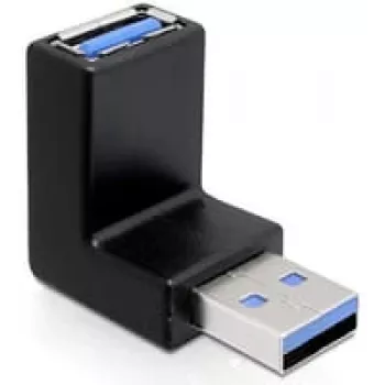 USB 3.0 M/F savienotājs DeLOCK 65340 Melns