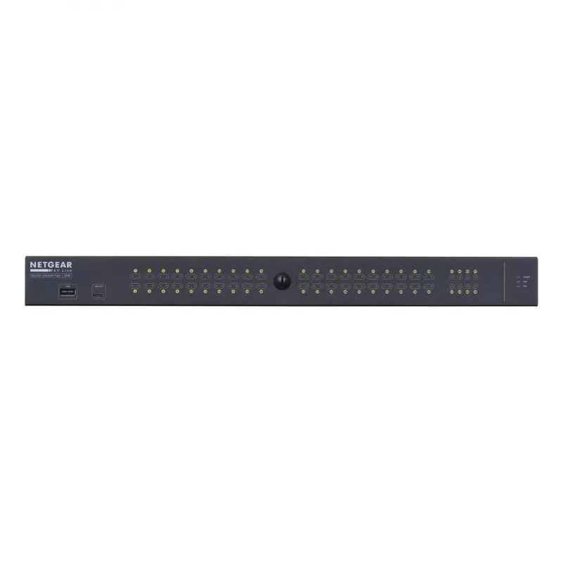 NETGEAR GSM4248PX-100EUS tīkla slēdzis, pārvaldāms L2/L3/L4, Gigabit Ethernet (10/100/1000), PoE, melns