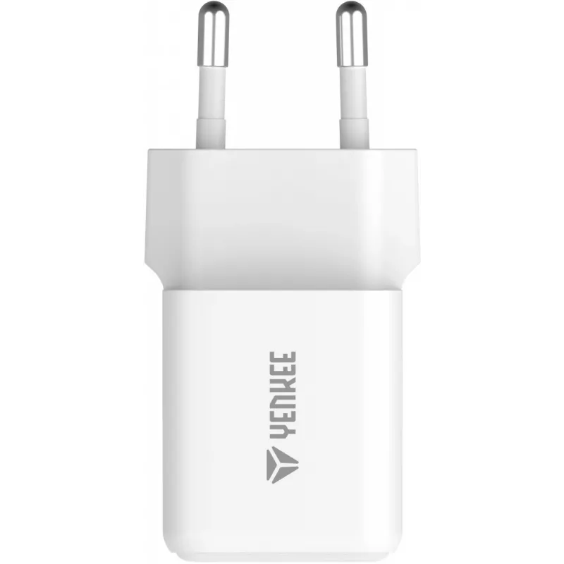 YENKEE YAC G38 20W 3A Power Delivery USB-C un USB-A sienas lādētājs