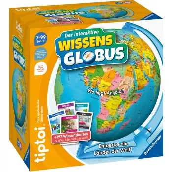 Izglītojoša rotaļlieta Ravensburger tiptoi interaktīvais zemeslodes