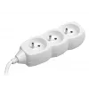 TRACER pagarinātājs PowerCord 1.5m 3 kontaktligzdas balts