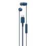 Sony IER-EX15C Austiņas Vadu Iekšējās Ausīs Zvanu/Mūzikai USB Type-C Zilas