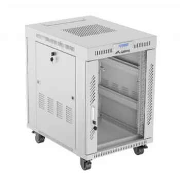 Brīvi stāvošs skapja statīvs LANBERG FF01-6815-12SL 15U, 600×800×922 mm, 1200 kg, IP20, pelēks