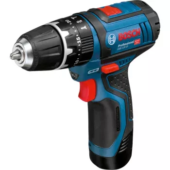 Bosch GSB 12V-15 Professional 1300 RPM Melns, Zils