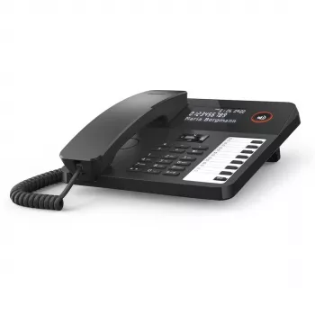Gigaset DESK 600 analogais telefons ar zvanītāja ID melns