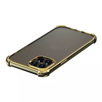 Aizsargmīkstais maciņš Devia iPhone 12 Pro Max — triecienizturīgs, zelts