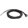 Strāvas kabelis Schwabe H05RN-F 2x1,0 mm² gumijas, 5 m, melns