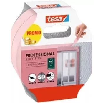 Maskēšanas lente Tesa Professional Sensitive 56267 50 m x 25 mm, 2 gab.