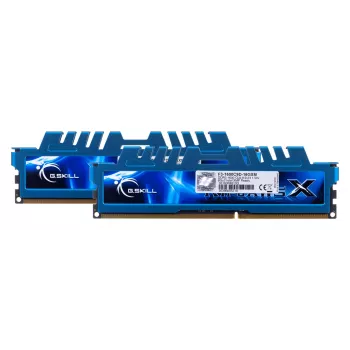 G.Skill 16GB Ripjaws X Dual Channel atmiņas komplekts - Zils (2x 8GB, DDR3 1600MHz, 1.5V, F3-1600C9D-16GXM, XMP gatavs)