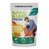 Animal Island Everyday Poultry and Liver in Jelly mitrs kaķu barības multipaka 12 x 85 g, pieaugušiem kaķiem, bez lipekļa un sojas