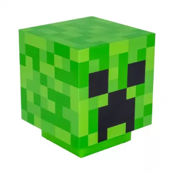 Paladone Minecraft Creeper 3D Dizaina Lamp PP6595MCFV3 — Galda/Piekarināmais Apgaismojums