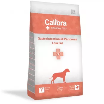 Calibra VD Gastrointestinal & Pancreas Low Fat sausā barība suņiem 12 kg