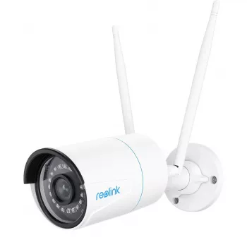 Reolink W320 - 5MP āra drošības kamera, 2.4/5 GHz Wi-Fi, Personas/Transportlīdzekļa/Dzīvnieka noteikšana, 100 pēdu nakts redzamība