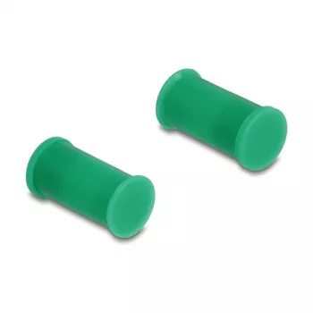 Delock 60673 DL4 putekļu uzmava, silikona, 2-daļu, zaļa, 10 gab.