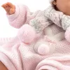 Llorens Raudoša lelle 38938 No rozēm, 38 cm dzīvīga mazuļa lelle