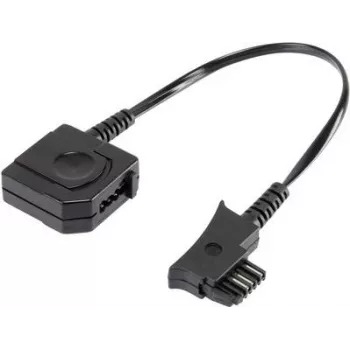 Analogā telefona adapteris Basetech 29229C49 — 1x TSS spraudnis, 1x TAE N/F ligzda, 0,10 m, melns