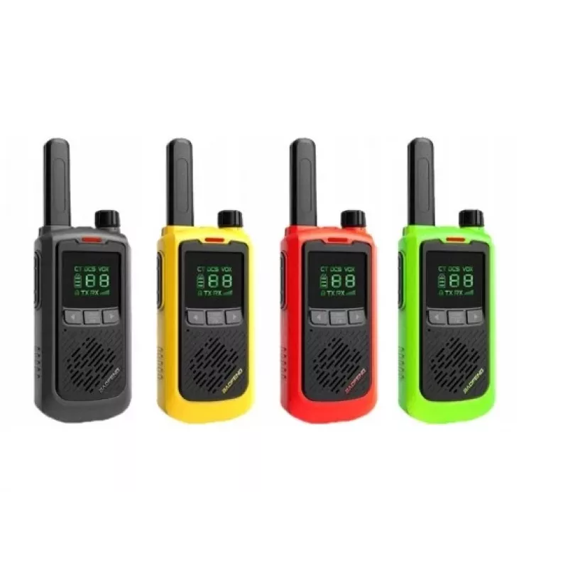 Rokas radio Baofeng BF-T17 bērnu staigātājs, 16 kanāli, 5 W, 400–470 MHz, 1500 mAh akumulators