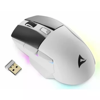 Sharkoon SGM50W pele Gaming labā roka RF bezvadu + USB Type-A optiskā 6400 DPI