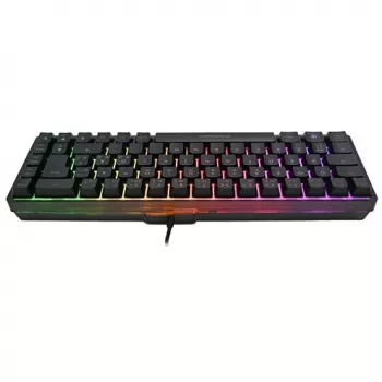 Deltaco Gaming Keyboard DK240 mini 60% USB, RGB melna