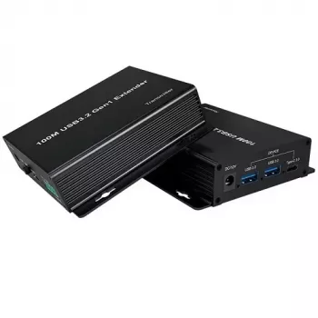USB3.2 Gen1 pagarinātājs līdz 100m, 2xUSB-A, 2xUSB-C