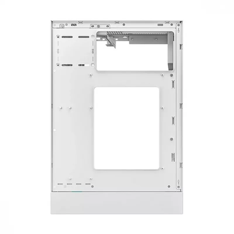 DeepCool CH170 PLUS WH Midi Tower datora korpuss, Micro ATX, bez barošanas avota, 4 paplašinājumu slotu, baltā krāsā