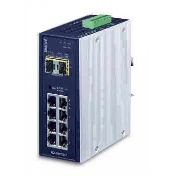 PLANET IGS-10020MT tīkla slēdzis pārvaldīts L2+ Gigabit Ethernet (10/100/1000) Melns