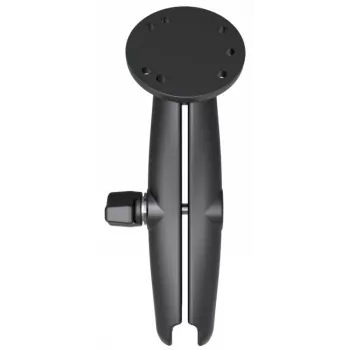 RAM Mounts dubultās ligzdas roka ar apaļo pamatni Melna 294.8 g