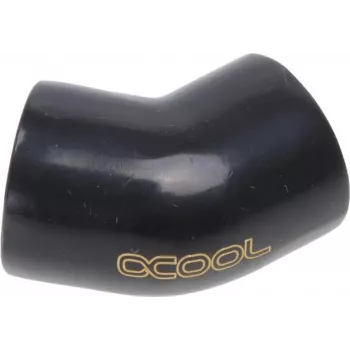 Alphacool HF L-savienotājs 45° G1/4 iekšējā vītne uz G1/4 iekšējā vītne - Deep Black (17191)