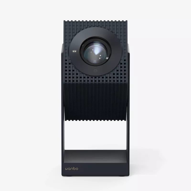 Portatīvais LCD projektors WANBO Cube 2 Pro — 500 ANSI lūmeni, 1080p (1920x1080), LED, automātiska fokusēšana, Android TV, 1.2:1 tālummaiņa, 8 W, Melns