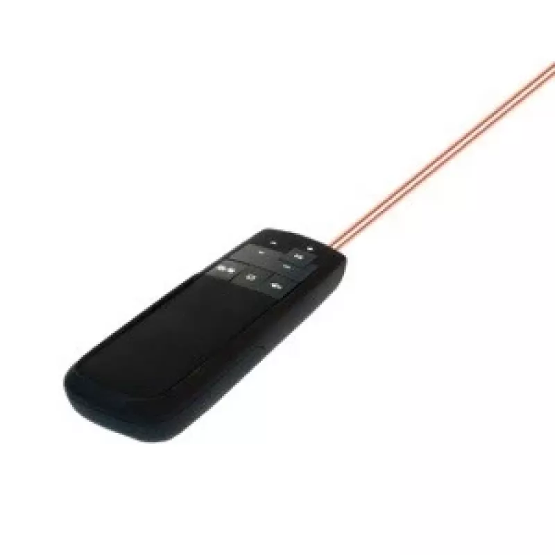 Bezvadu prezentētājs LogiLink ID0154 ar lāzera rādītāju, 2,4 GHz, 8 taustiņi, melns