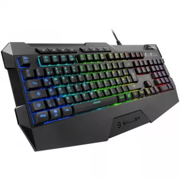 Sharkoon SKILLER SGK4 spēļu tastatūra USB QWERTZ vācu melna