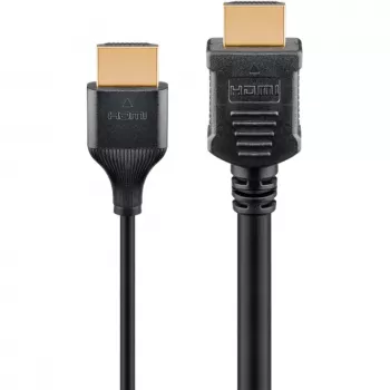 HDMI kabelis Goobay 75297 0,5m HDMI Type A vīrietis 48 Gbit/s Melns