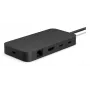 Microsoft Surface USB4 Dock pieslēgvietu stacija, vadu, melna, 100W jaudas padeve