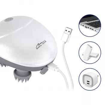 Galvas masieris MEDIA-TECH MT6524 — pārnēsājams, regulējama intensitāte