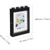 Fotorāmītis Room Copenhagen LEGO melns — saderīgs ar LEGO minifigūru eksponēšanai