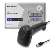 Qoltec 50866 melns 1D CCD lāzera svītrkodu lasītājs ar USB