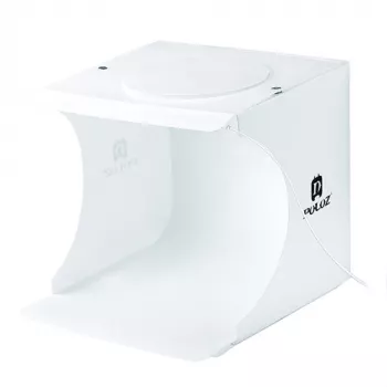PULUZ Fotokaste ar LED apgaismojumu, 24x23x22cm
