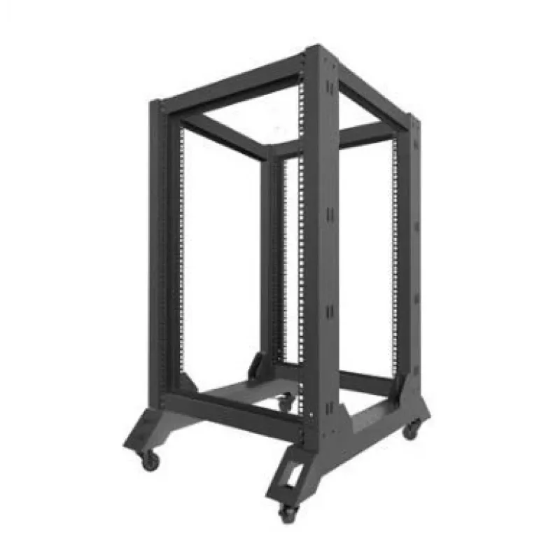 Lanberg Open Rack 19 inch 18U 600x800 Melns