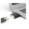 Vention USB ārējā skaņas karte Black Metal Type
