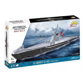 Būvkomplekts Cobi U-Boot U-52 — 474 detaļu modelis