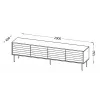 Cama CORTINA 4D TV skapis 200x40x55 melns