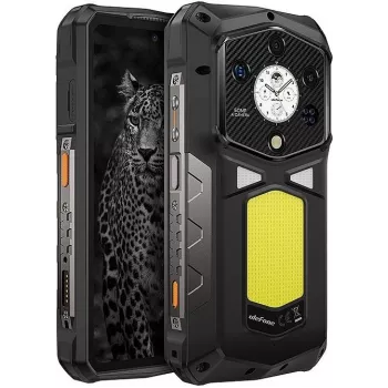 Izturīgais viedtālrunis UleFone Armor 29 Ultra — 6,67 collu FHD+ displejs, MediaTek Dimensity 9300+, 16 GB RAM, 5G, Divas SIM, 21 200 mAh akumulators, Melns