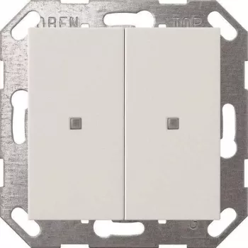 Gira Taster Wippe KNX 2-gang slēdža svira, tīri balta (modelis 517303)