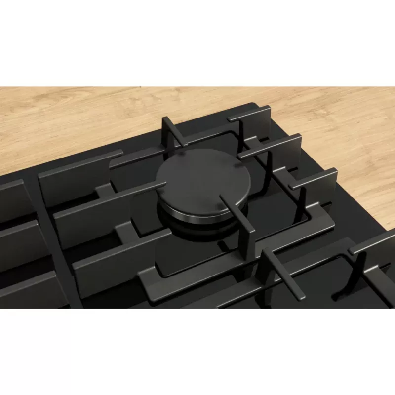 Bosch Serie 8 PRS9A6H40 gāzes plīts virsma, melna, iebūvējama, 90 cm, 5 zonas