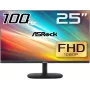 ASRock CL25FF 24.5 collu IPS monitors, 100 Hz, 1 ms, melns