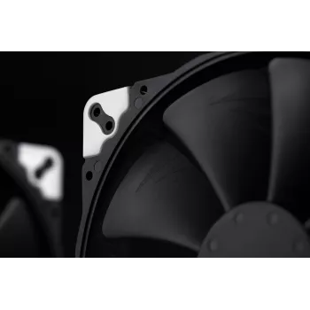Ventilators Noctua NF-A20 PWM CH.BK.S — 200 mm PWM korpusa ventilators, 12 V, 350–800 RPM, 146,9 m³/h, SSO gultnis